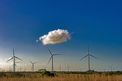 The Penonome Wind Farm in the province of Cócle, Republic of Panama, on February 6, 2016, is the first wind farm in this country and the largest in Central America.